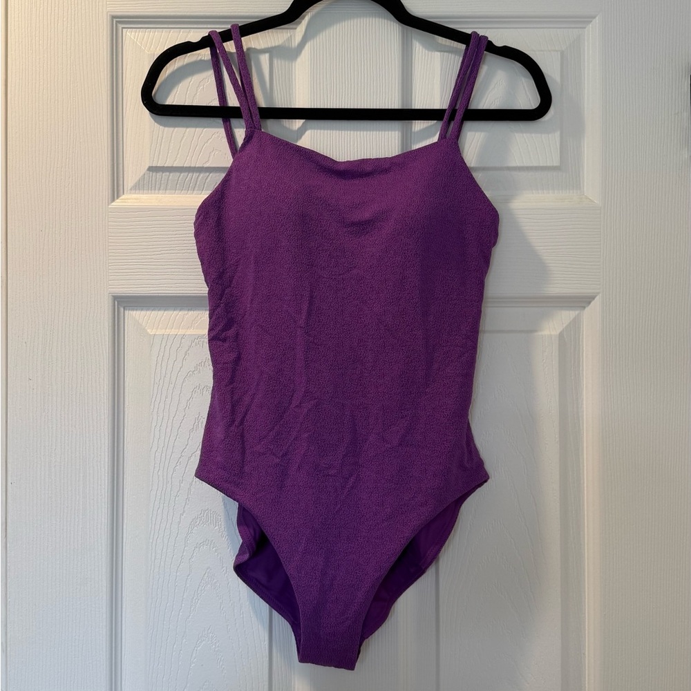 Purple One-Piece Swimsuit